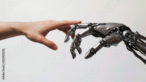 Human and Robot Hand Touch