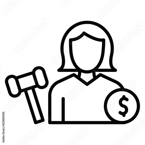Bribed Judge Icon