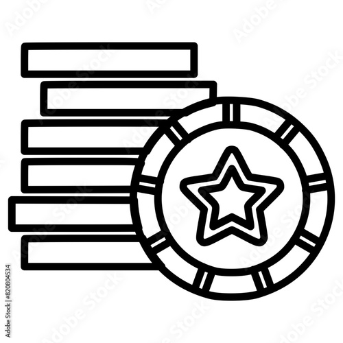 Poker Chips Icon