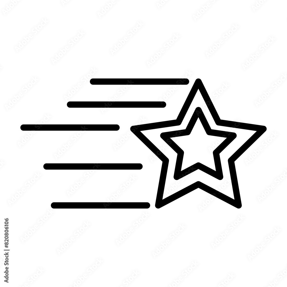 Shooting Star Icon Shooting Star Icon