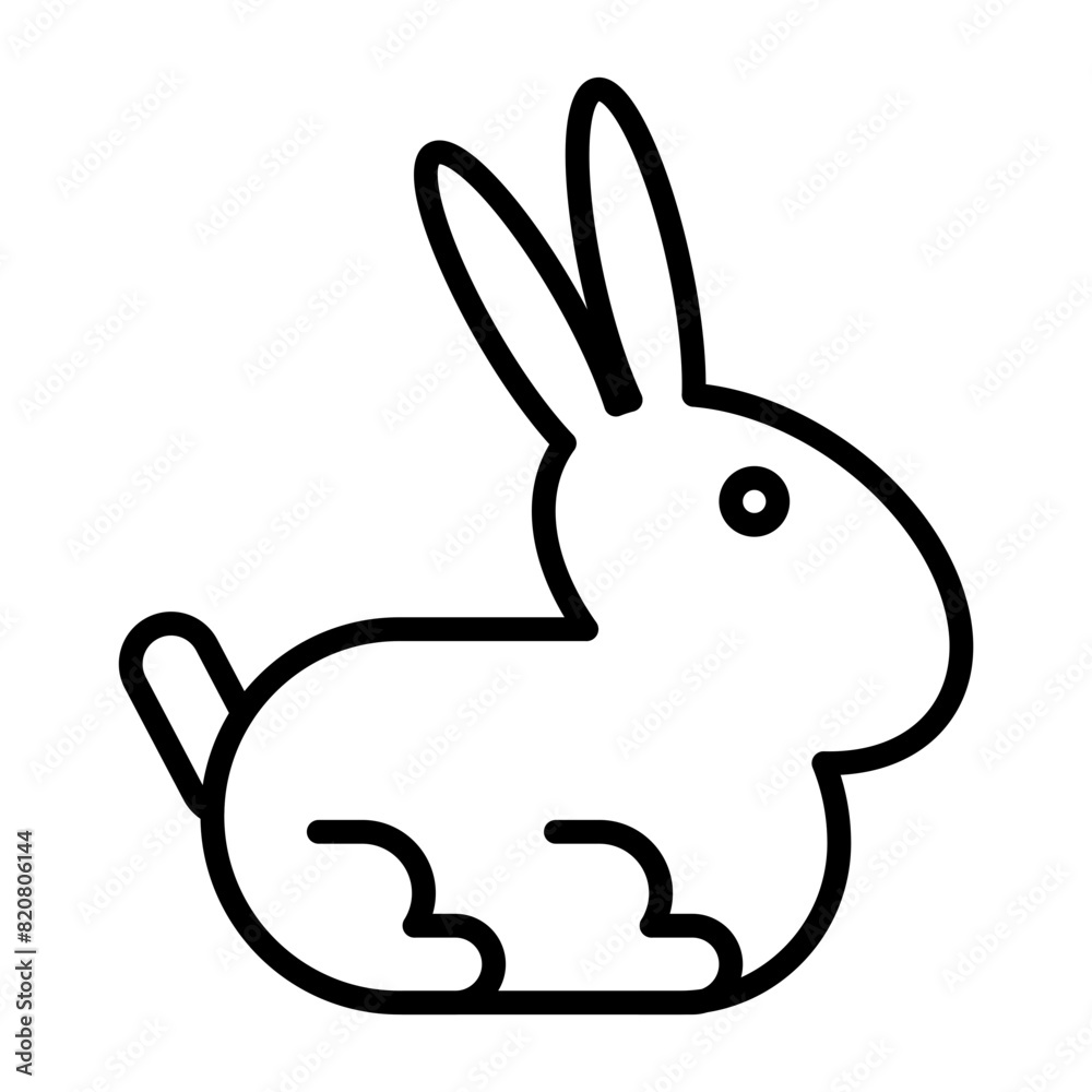Obraz premium Rabbit Icon