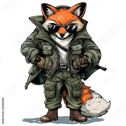 Fox military fashion