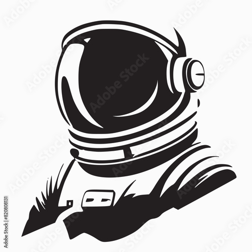 astronaut faces to the front