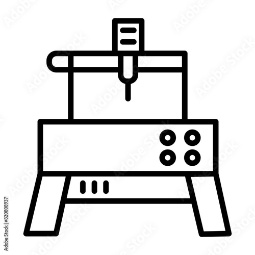 Cnc Machine Icon
