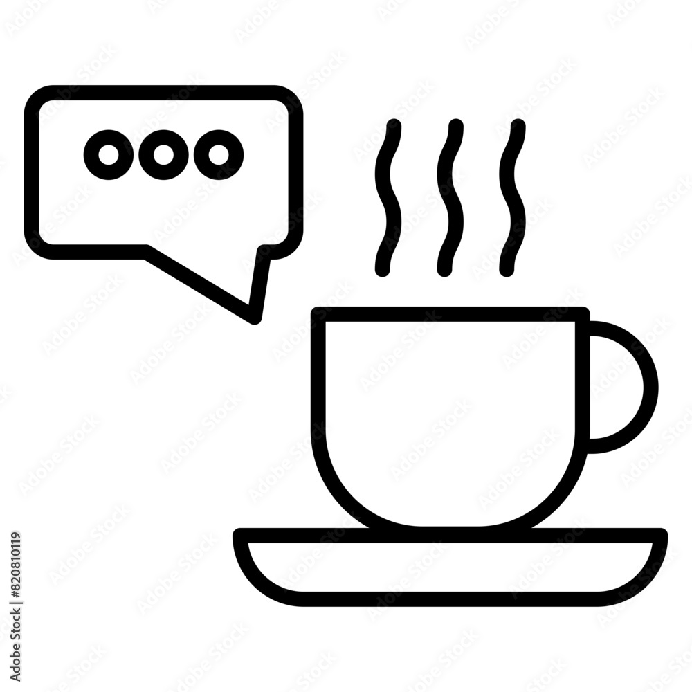 Coffee Thinking Icon