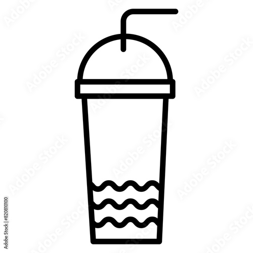 Cold Coffee Icon