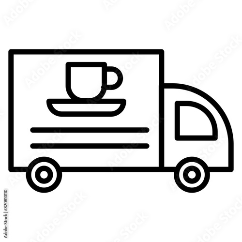 Coffee Truck Icon