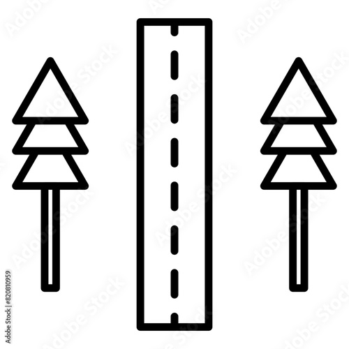 Unsealed Road Icon
