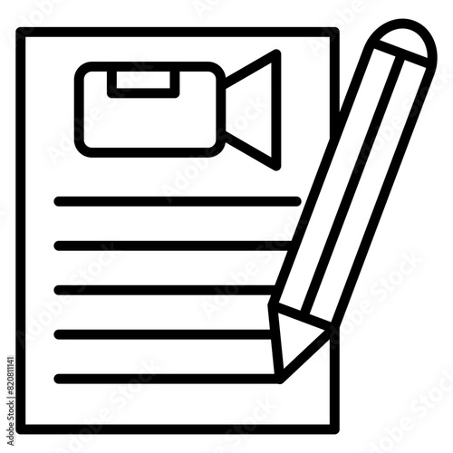 Screenwriting Icon