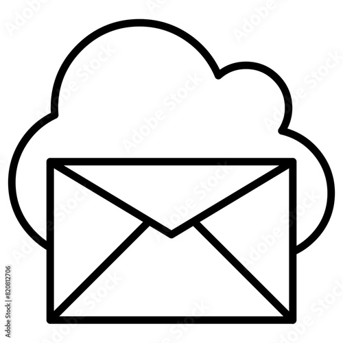 Cloud Email Icon