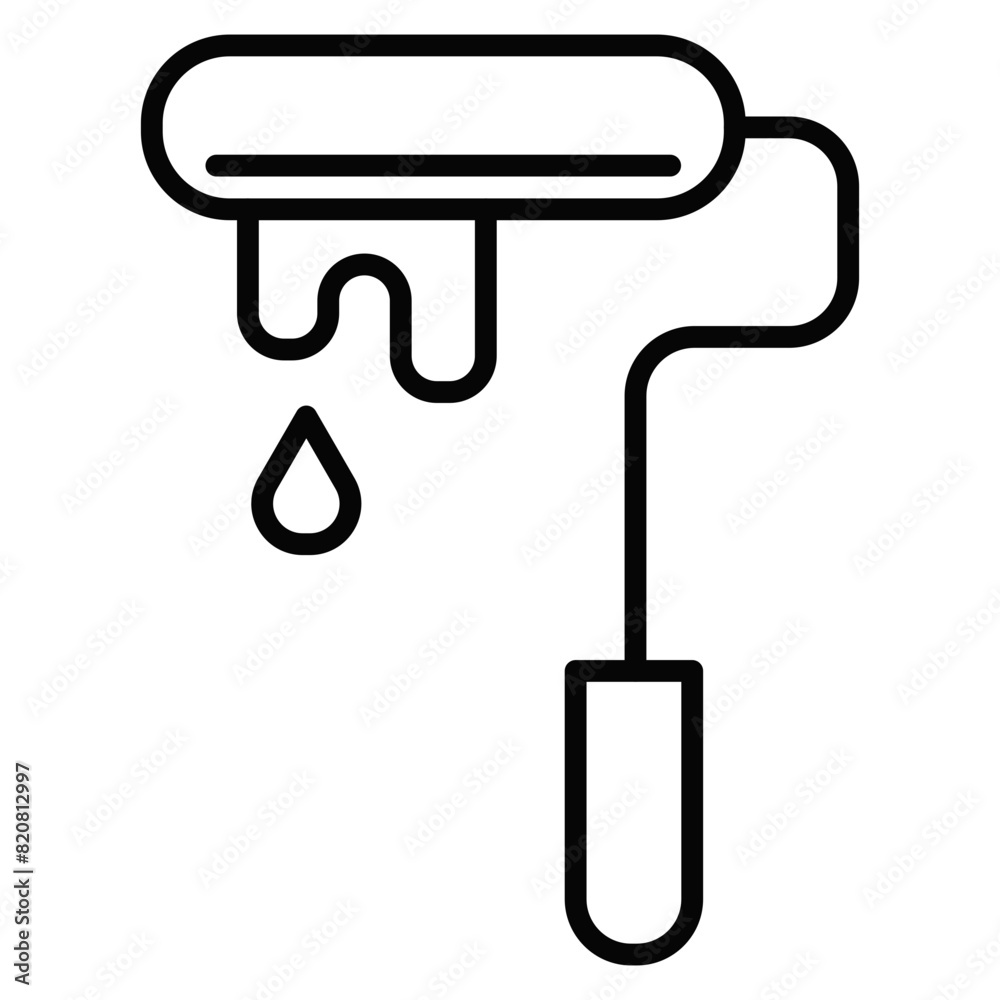 Paint Roller Icon Paint Roller Icon