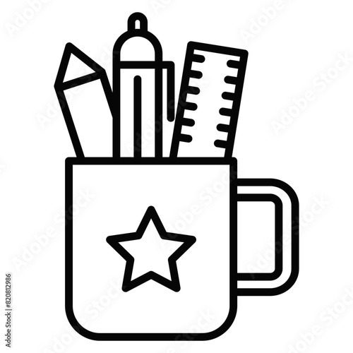 Pen Holder Icon