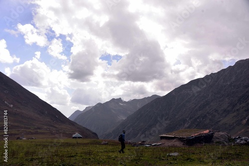 Ratti Gali Lake alpine glacial lake located in Neelum Valley, Azad Kashmir, Pakistan. photo