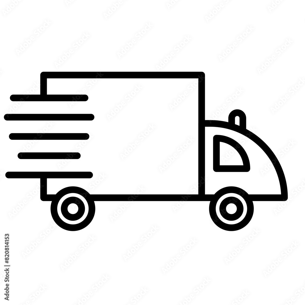 Delivery Van Icon Delivery Van Icon