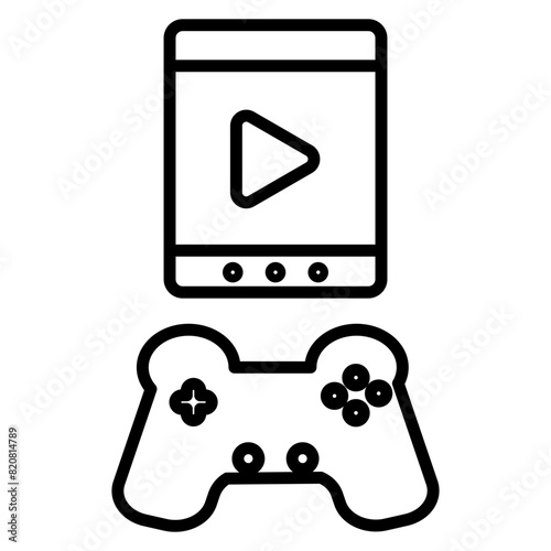Mobile Gaming Icon