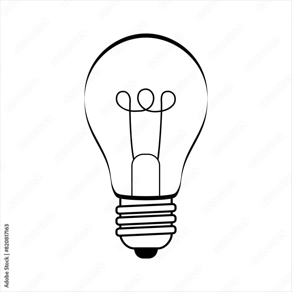 Light bulb Icon flat logo design. Vector illustration EPS 10. Light bulb Icon flat logo design. Vector illustration EPS 10.