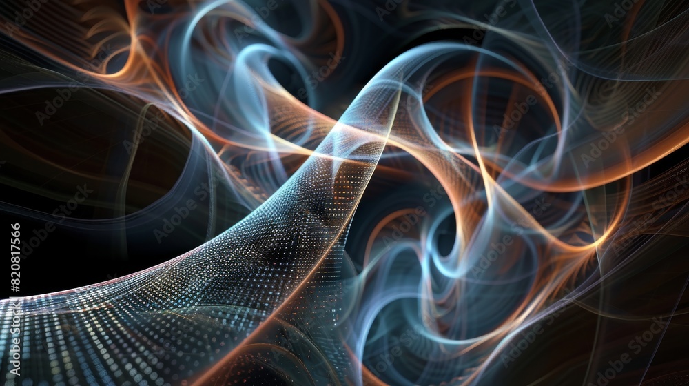 Fototapeta premium Abstract Forms Bend the Laws of Physics