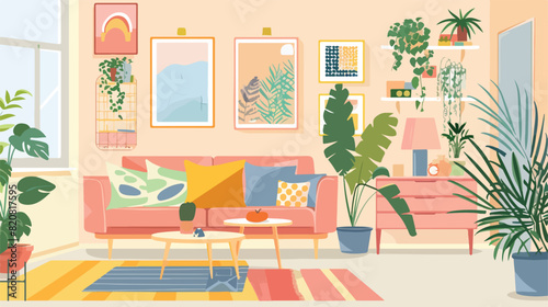 Interior of living room full of comfy furniture  © Mishab