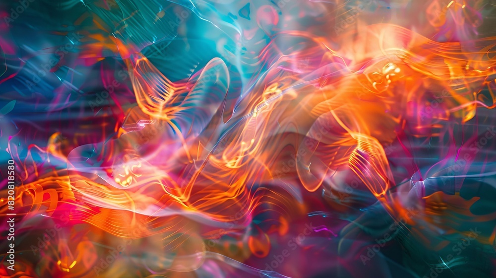 Abstract Colors Dance of Luminescence Abstract Colors Dance of Luminescence