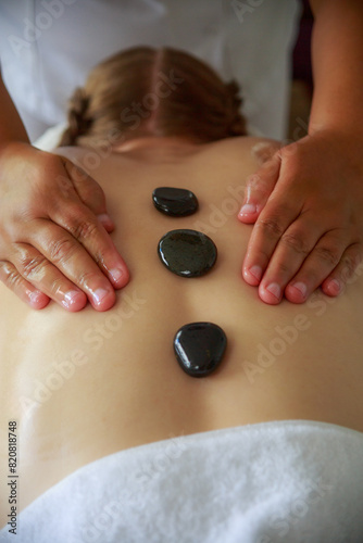 Hot stone massage