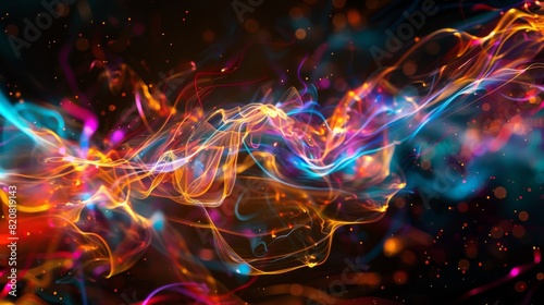 Abstract Colors Dance of Luminescence © fledermausstudio