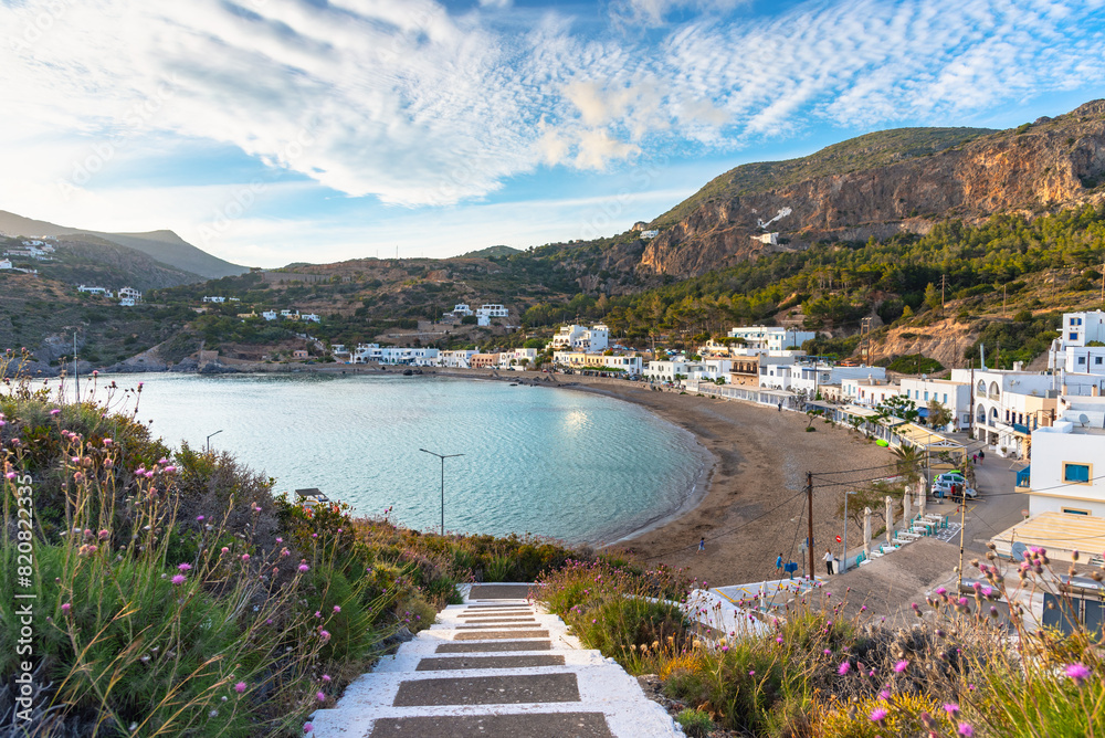 Fototapeta premium Kapsali village at Kithera island in Greece.