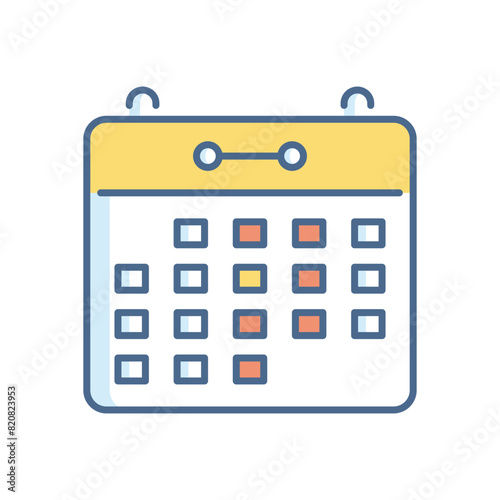  Schedule vector icon