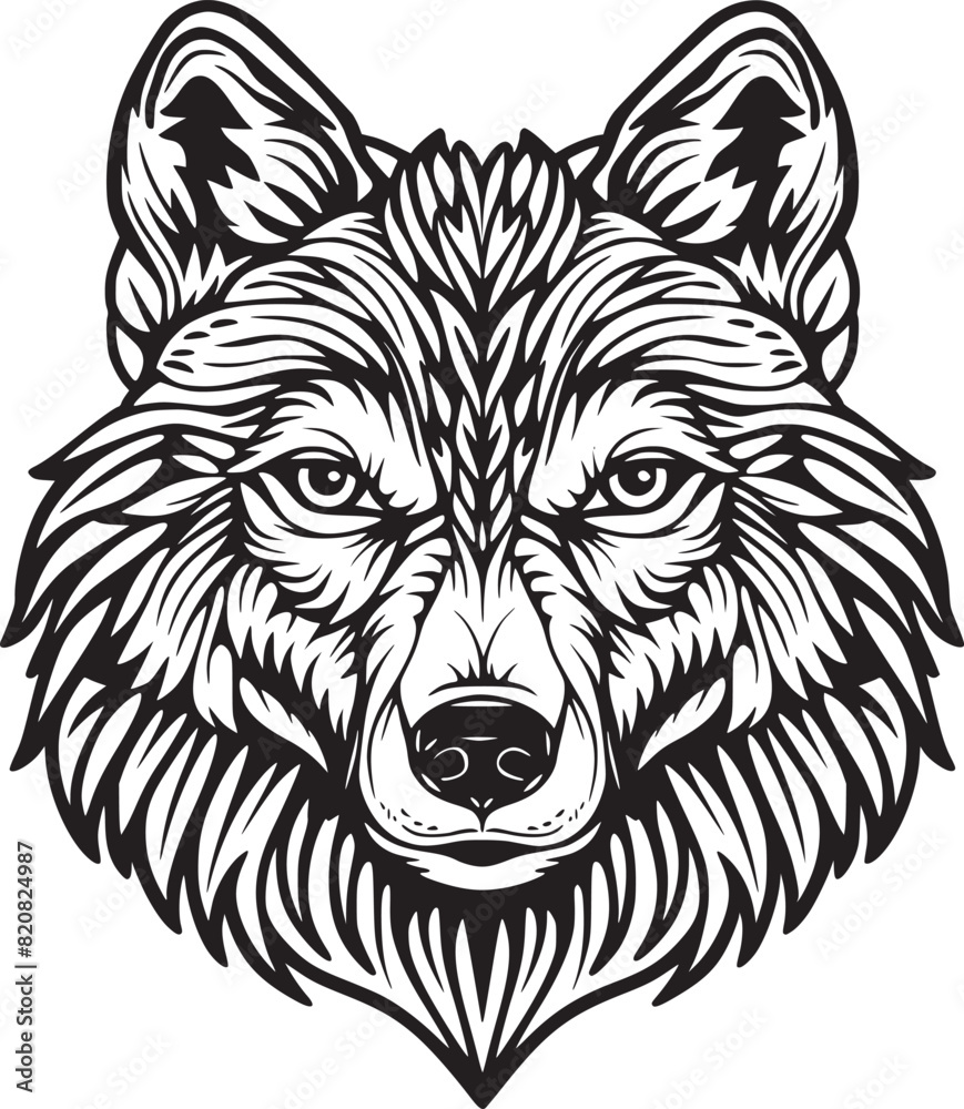Wolf vector illustration Wolf vector illustration