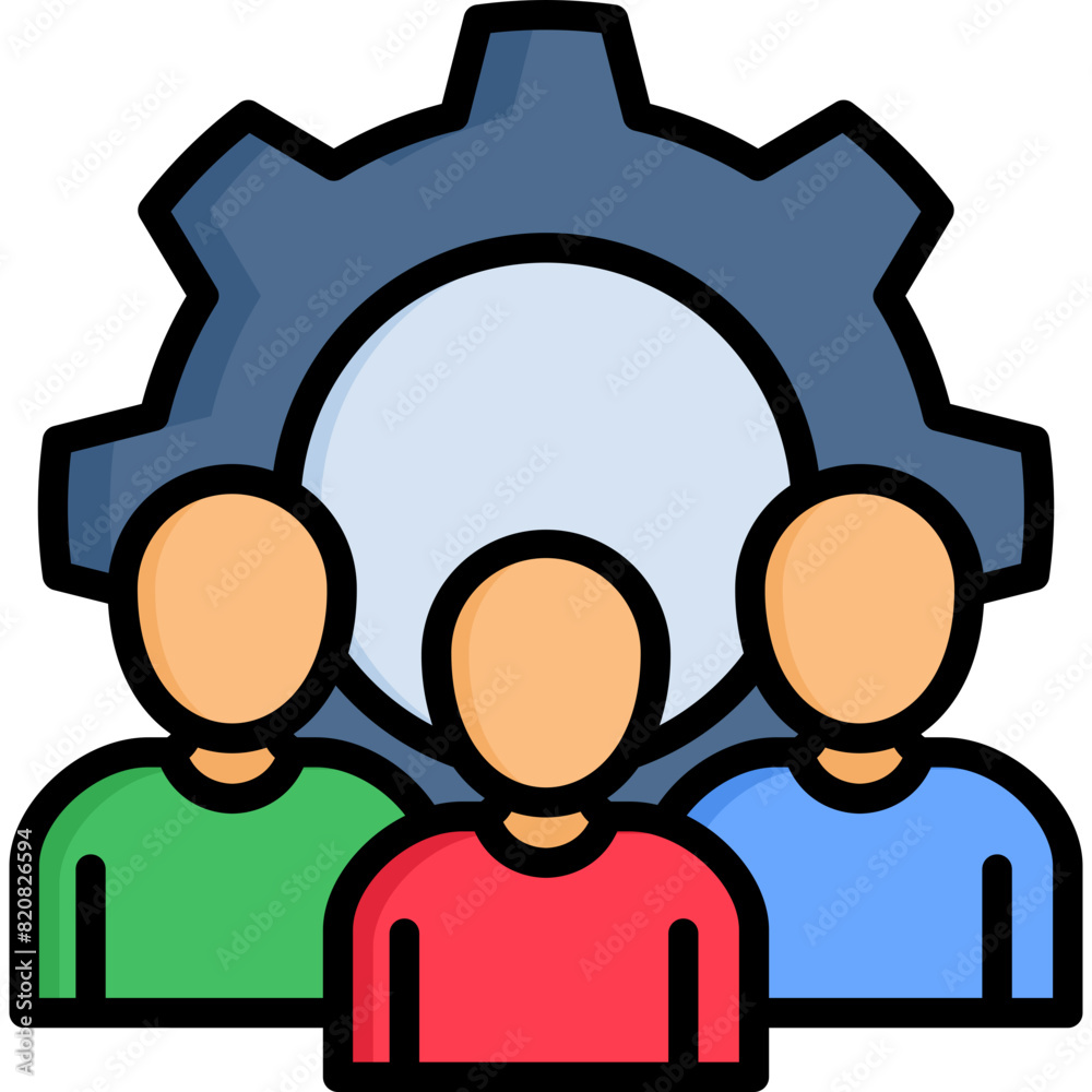 Obraz premium Teamwork Icon