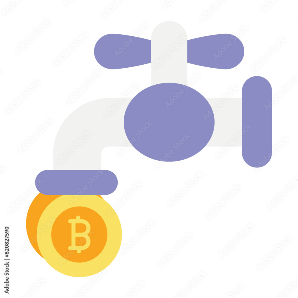 Bitcoin and Cryptocurrency Vector Flat Icons Bitcoin and Cryptocurrency Vector Flat Icons