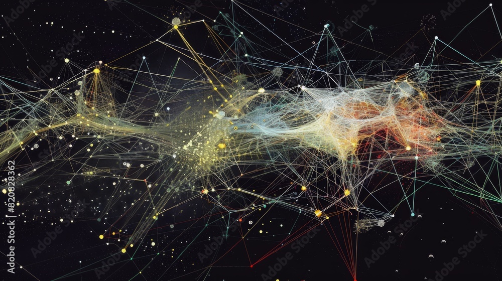 Data Constellation, A Network of Lines Maps the Future of Information Data Constellation, A Network of Lines Maps the Future of Information