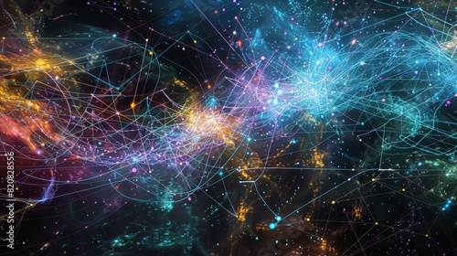 Data Constellation, A Network of Lines Maps the Future of Information