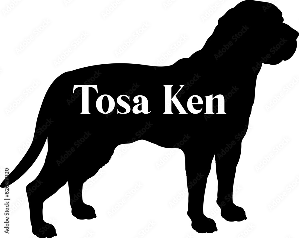 Dog silhouette dog breeds logo dog monogram vector Dog silhouette dog breeds logo dog monogram vector