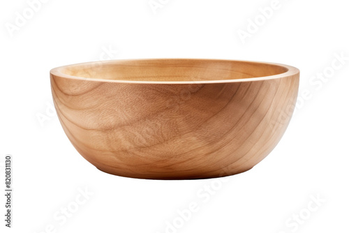 Whispers of Nature: A Wooden Bowls Ballet on a White or Clear Surface PNG Transparent Background.