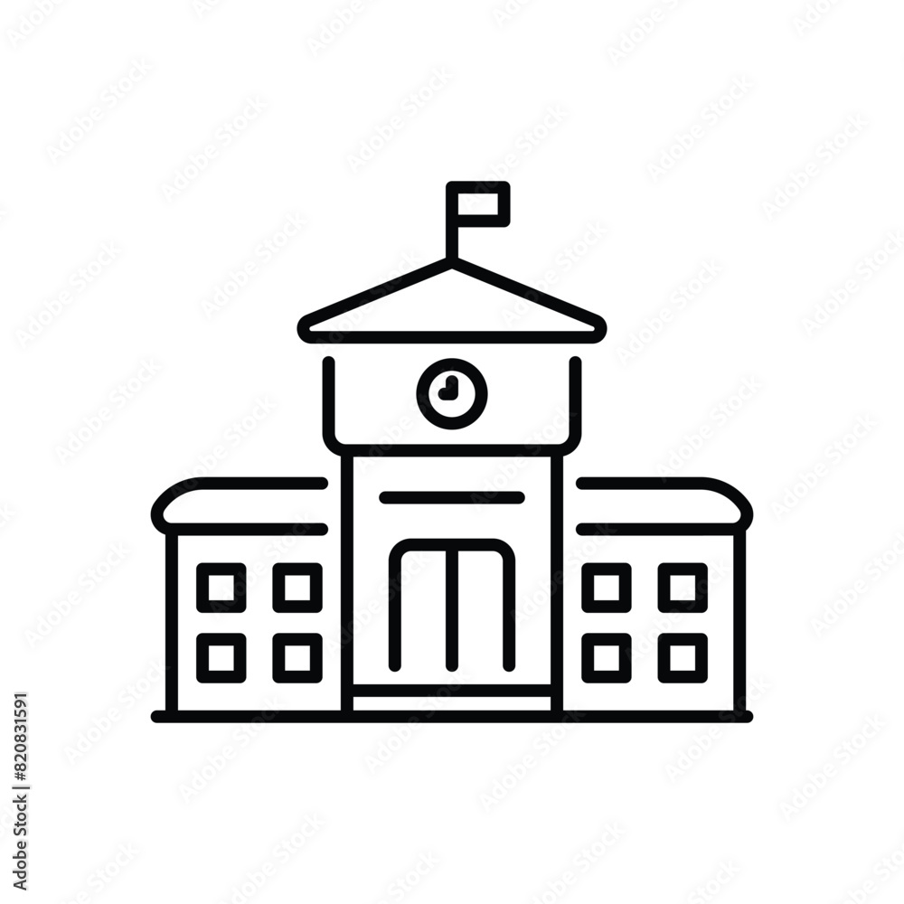 School vector icon School vector icon