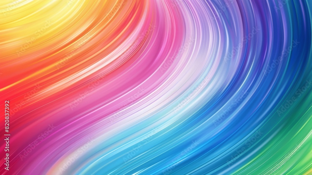 Fototapeta premium Smoothly Blurred Rainbow Gradient Background