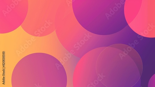 Vibrant Gradient with Pink, Purple, and Orange Hues