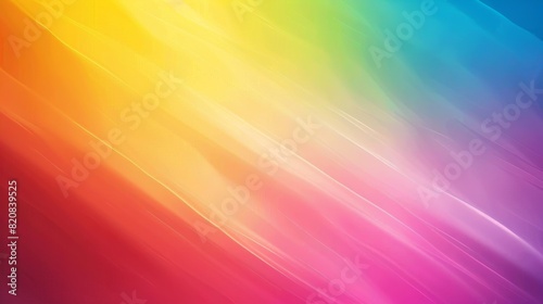 Smooth Blurred Rainbow Gradient Background