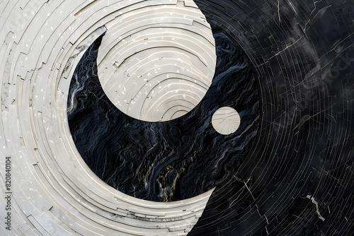 Visual Representation of Yin and Yang - A Symbol of Dualism, Balance and Harmony