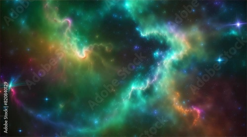 Wallpaper Mural Cosmic Nebula 4K Animation - captures the grandeur and wonder of the universe Torontodigital.ca