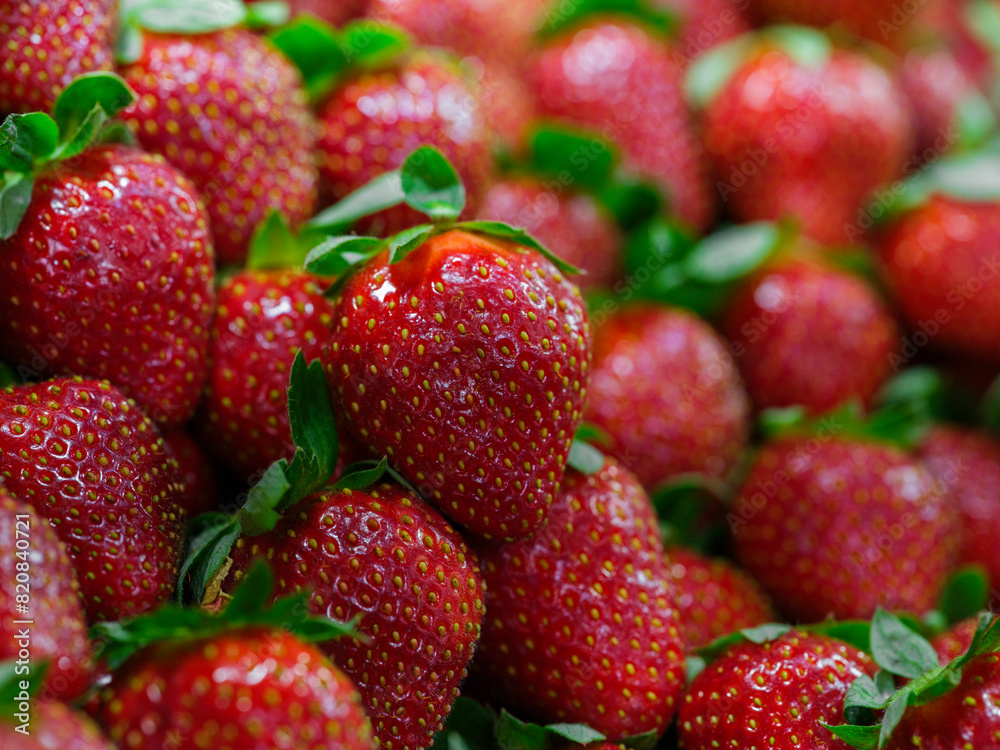 healthy strawberries at the market healthy strawberries at the market