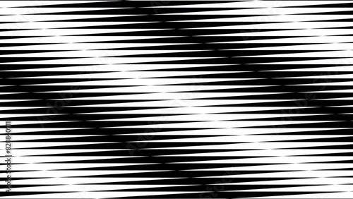 Abstract creative black and white geometric shape zigzag stripe motion background. Video animation Ultra HD 4k footage.