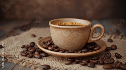 Coffee in bed, romantic morning. Flowers, an open book and a cup of coffee on a wooden tray. Home cozy interior, lifestyle