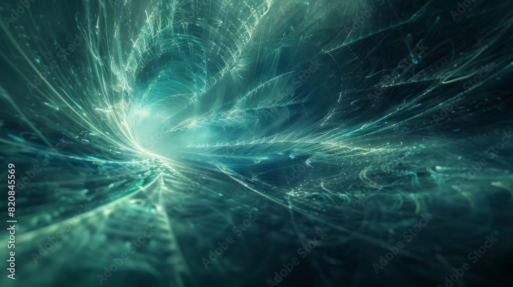 Fractal Lines Bathed in Ethereal Glow Abstract Background Fractal Lines Bathed in Ethereal Glow Abstract Background