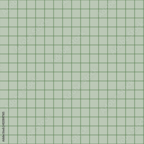 Gingham pattern seamless Plaid repeat in green and white. Design for print, tartan, gift wrap, textiles, checkered background for tablecloth