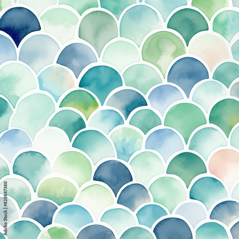 Abstract watercolor background with circles Abstract watercolor background with circles