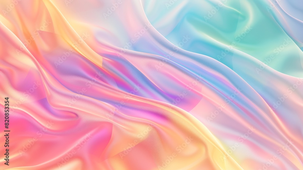 Subdued Shapes in Colorful Gradient Background Subdued Shapes in Colorful Gradient Background