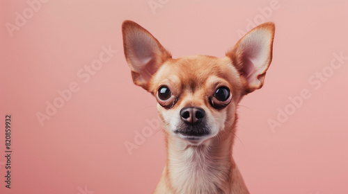 Small Chihuahua With Big Blue Eyes photo