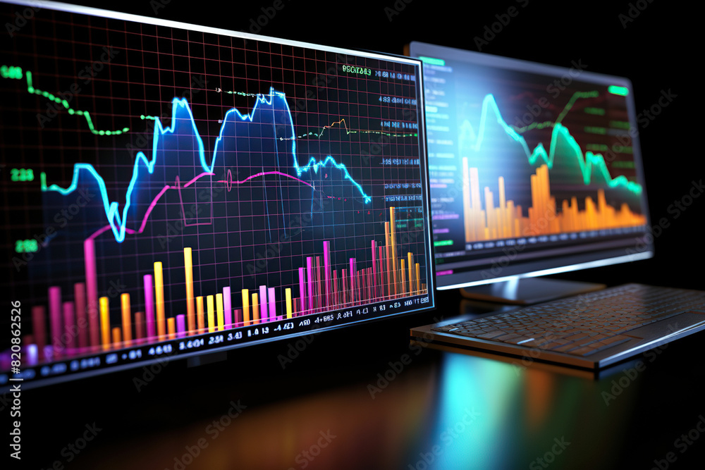 Generative ai on theme of beautiful surface business graph for design natural abstract background Generative ai on theme of beautiful surface business graph for design natural abstract background