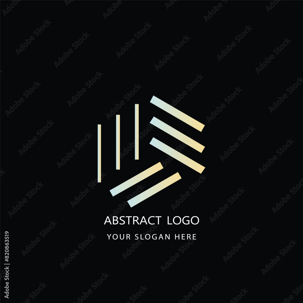 Abstract Colorful Logo Design Elements